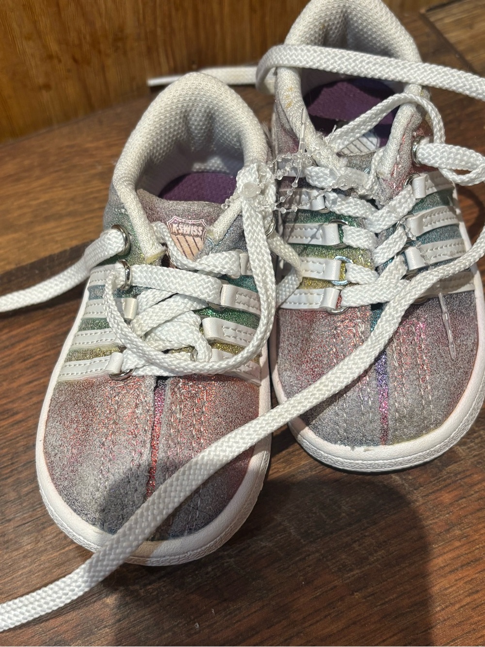 K-Swiss glitter classic sneakers toddler size 5.5